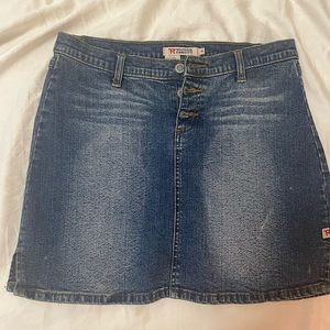 Y2K Diesel inspired denim skirt